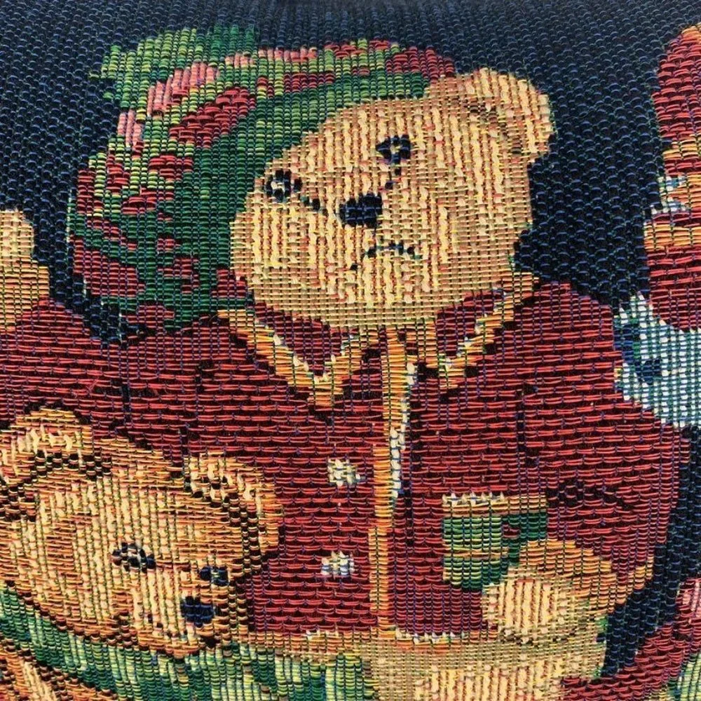 Teddy Bear Christmas Tapestry‎ Pillow 16